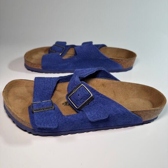 Birkenstock NWOT Blue Suede Sandals Birkenstock Women main image 4